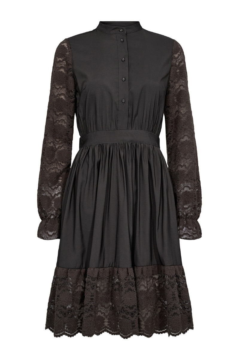 Nümph Kjole Nuingrid Dress Plum Kitten