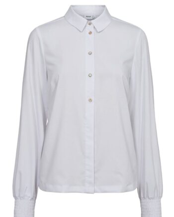 Nümph Skjorte Nu Tully Shirt Bright White