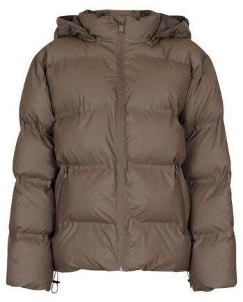 Neo Noir Jakke Fox   Puffer Jacket Dark Taupe