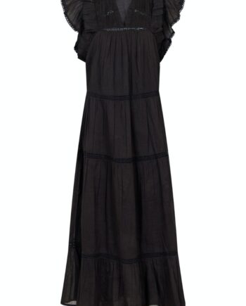 Neo Noir Kjole Ankita   Voile Dress Black