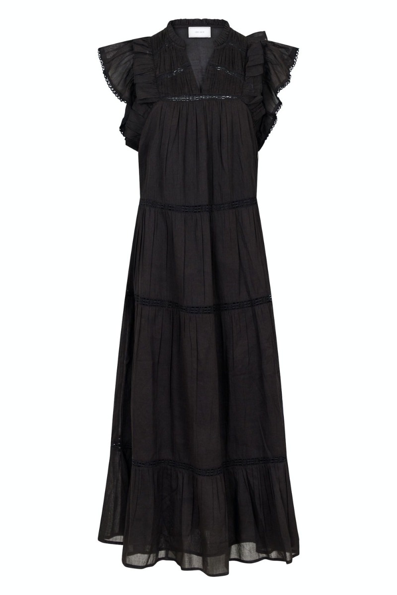 Neo Noir Kjole Ankita Voile Dress Black