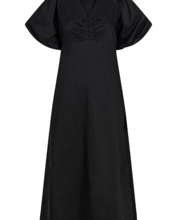 Neo Noir Kjole Illana Poplin Dress Black