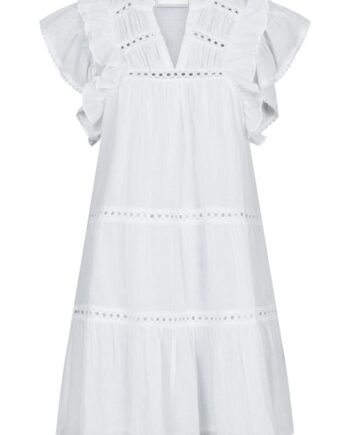 Neo Noir Kjole Jamma   Voile Dress White