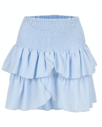 Neo Noir Nederdel Carin   Skirt Light Blue