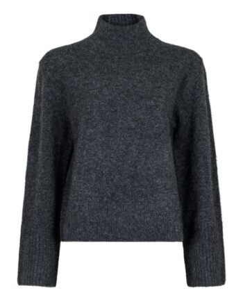 Neo Noir Strik Kiara Knit Blouse Antracit