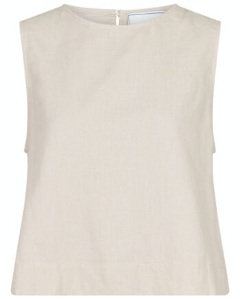 Neo Noir Top Svetlana Linen Top Sand