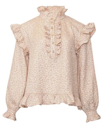 Noella Bluse Reno Ruby Ruffle Blouse Oyster