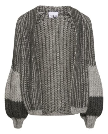 Noella Cardigan Liana Knit Cardigan Grey Melange Mix