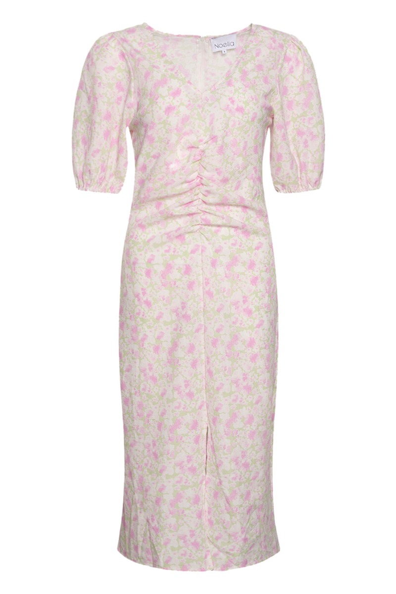 Noella Kjole Rudy Long Dress Pale Green Pink