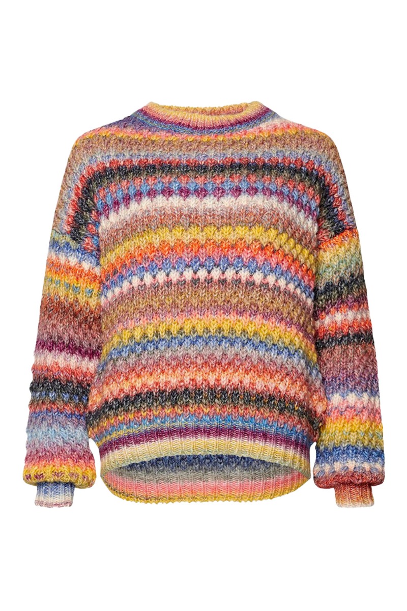 Noella Strik Gio Knit Blouse Multi Mix