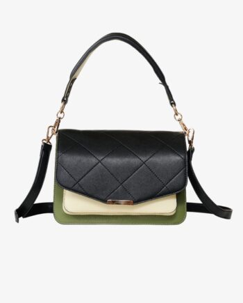 Noella Taske Blanca Multi Compartment Bag Black Green Cream