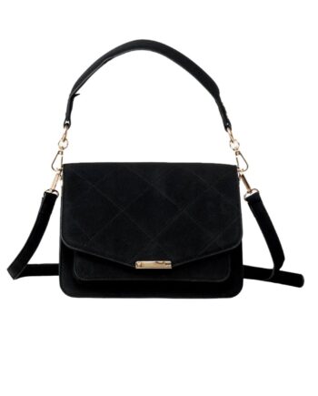 Noella Taske Blanca Multi Compartment Bag Black Suede