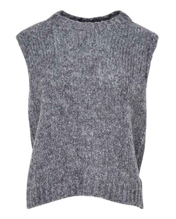 Noella Vest Kala Vest Dark Grey Melange