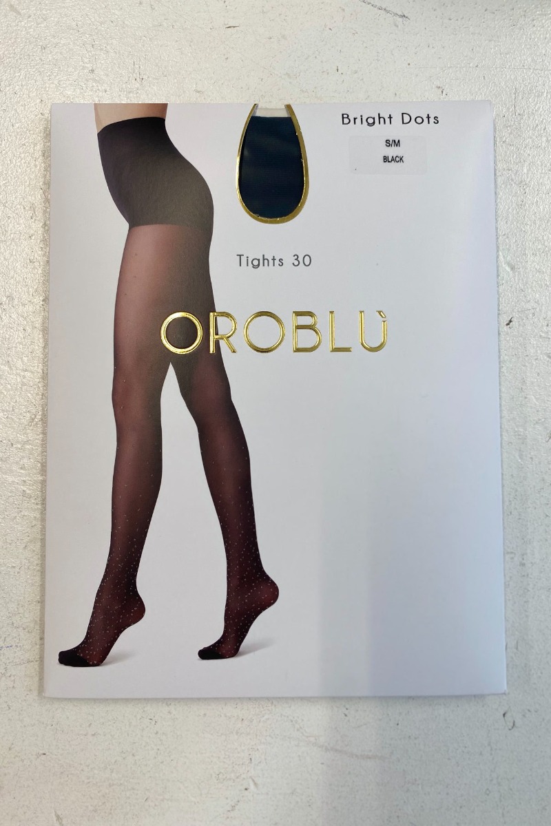 Oroblu Strømpebukser Bright Dots Tights 30 Black