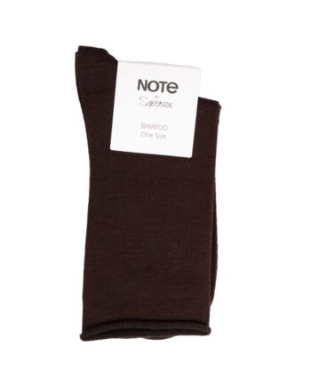 Oroblu Strømper Note Woman Bamboo Roll Top Dark Brown