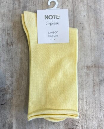 Oroblu Strømper Woman Note Woman Bamboo Roll Top Yellow