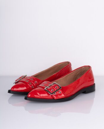 Pavement Sko Saso Low Red Patent