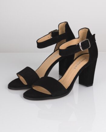 Pavement Stiletter Silke Suede Black Suede 017