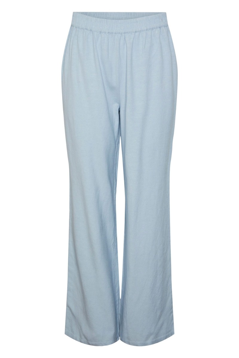 Pieces Bukser Pc Milano Hw Wide Pant Angel Falls