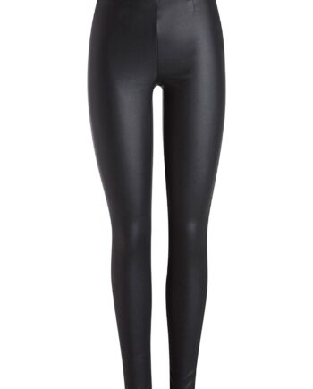 Pieces Bukser Pc Skin Paro Hw Leggings Coated Black