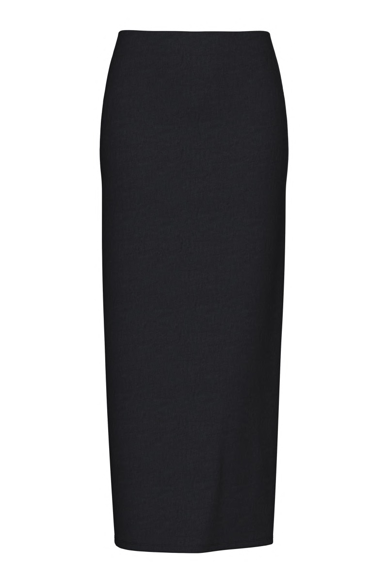 Pieces Nederdel Naya Hw Ankle Skirt Black