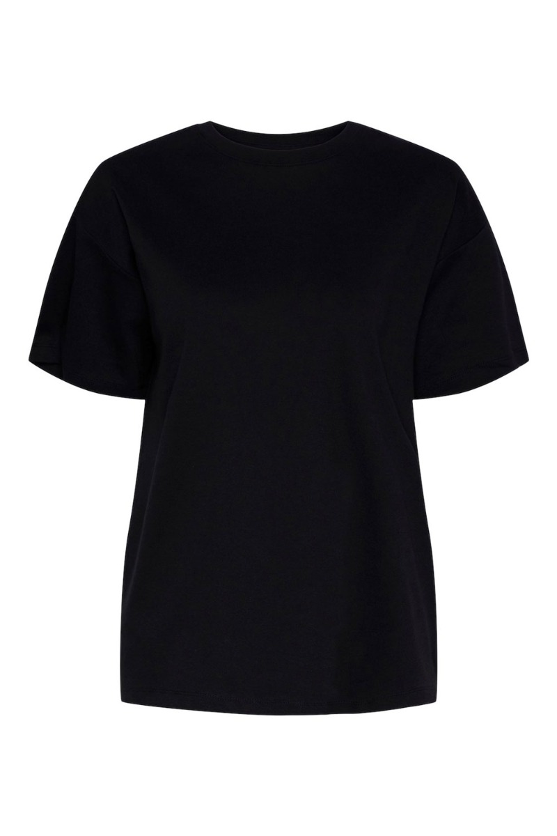 Pieces -shirt Pc Skylar Ss Oversized Tee Black