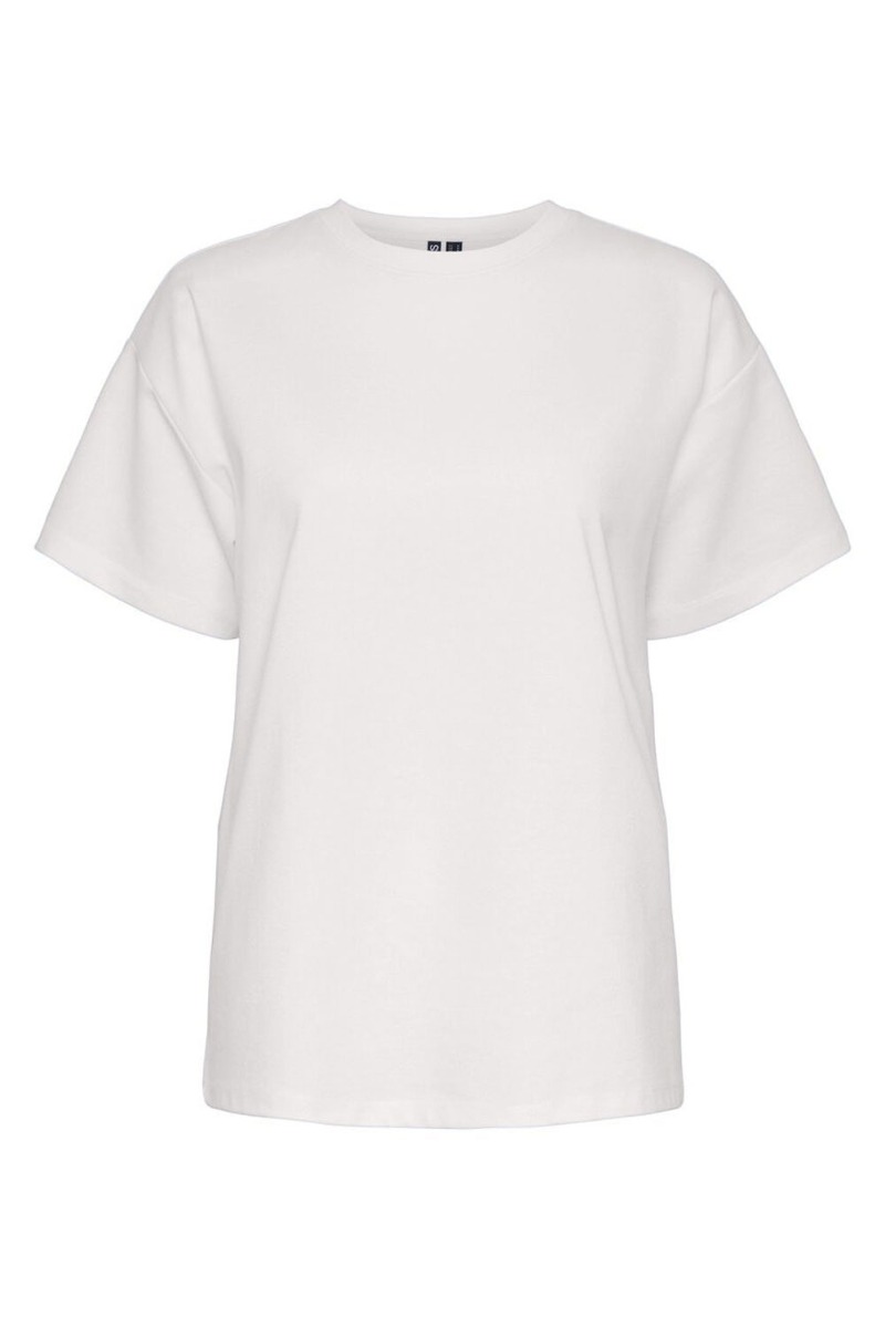 Pieces -shirt Pc Skylar Ss Oversized Tee Bright White