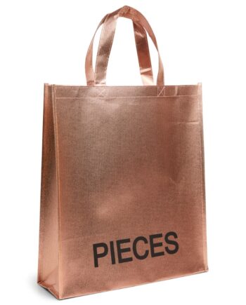 Pieces Taske Pc Nusse Shopper Gold Colour