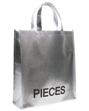 Pieces Taske Pc Nusse Shopper Silver