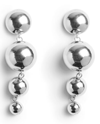 Pieces øreringe Pc Tanja Earrings Box Silver Colour
