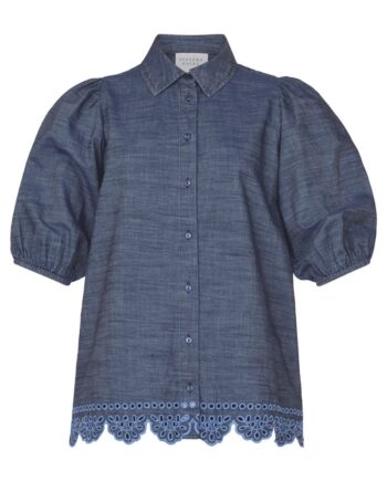 Sisters Point Skjorte Vibby Shirt Denim