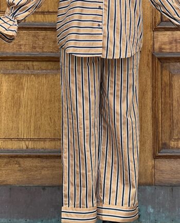 Stories From The Atelier By Copenhagen Shoes Bukser When You Listen Pants Golden Stripes