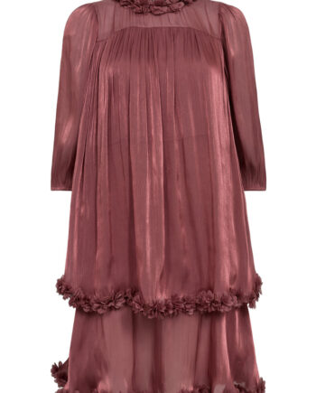 -view Kjole Daisi New Dress Old Rose