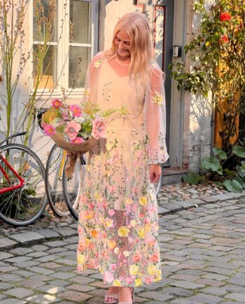 -view Kjole Fuschia Dress Sand Yellow