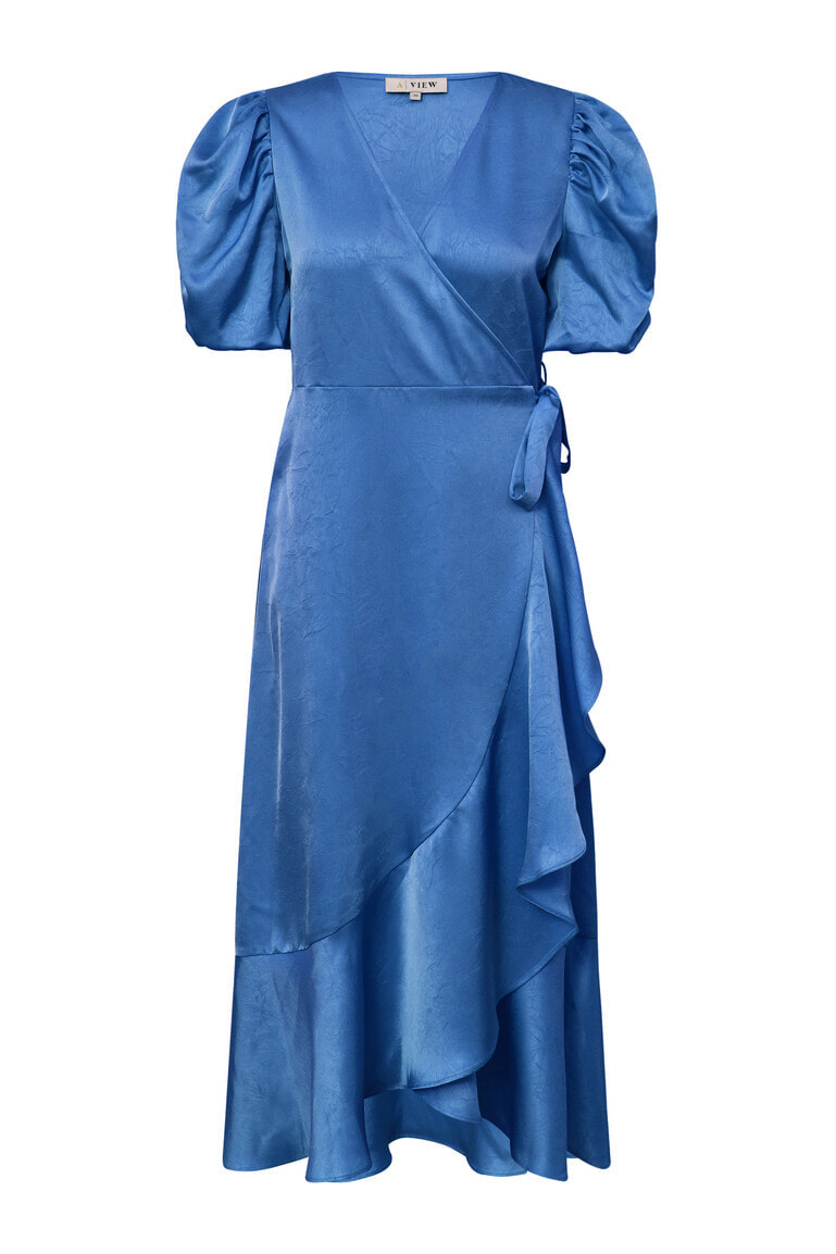 -view Kjole Sinda Dress Medium Blue