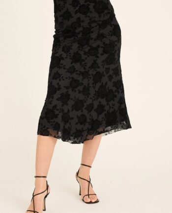 -view Nederdel Claudine Skirt Black