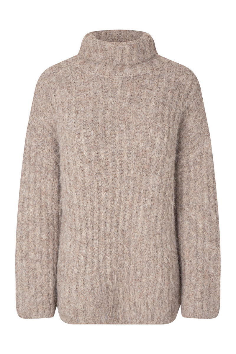 -view Strik Orchid Knit Light Brown
