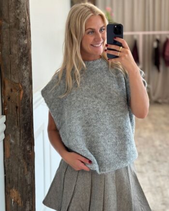 -view Vest Patrisia New Knit Vest Medium Grey Melange