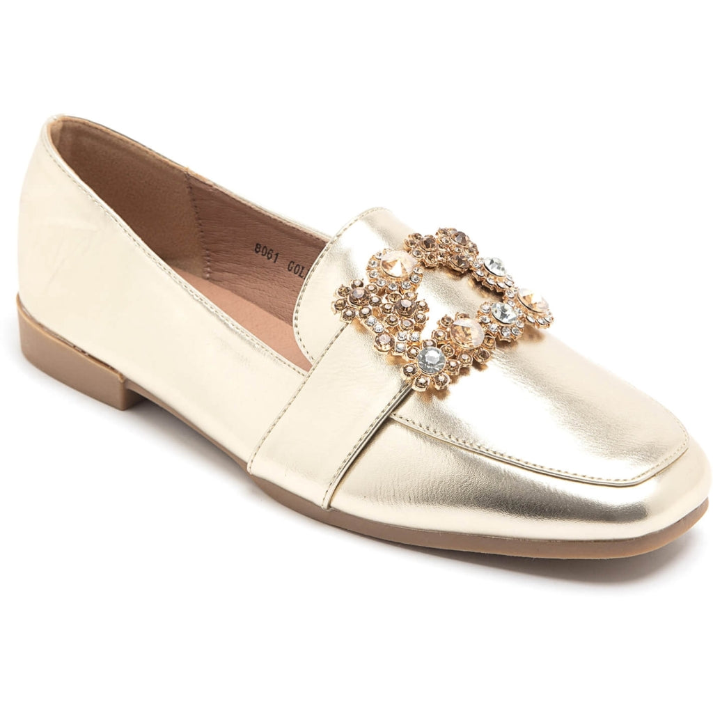 Ava Dame Loafers 8061 Gold