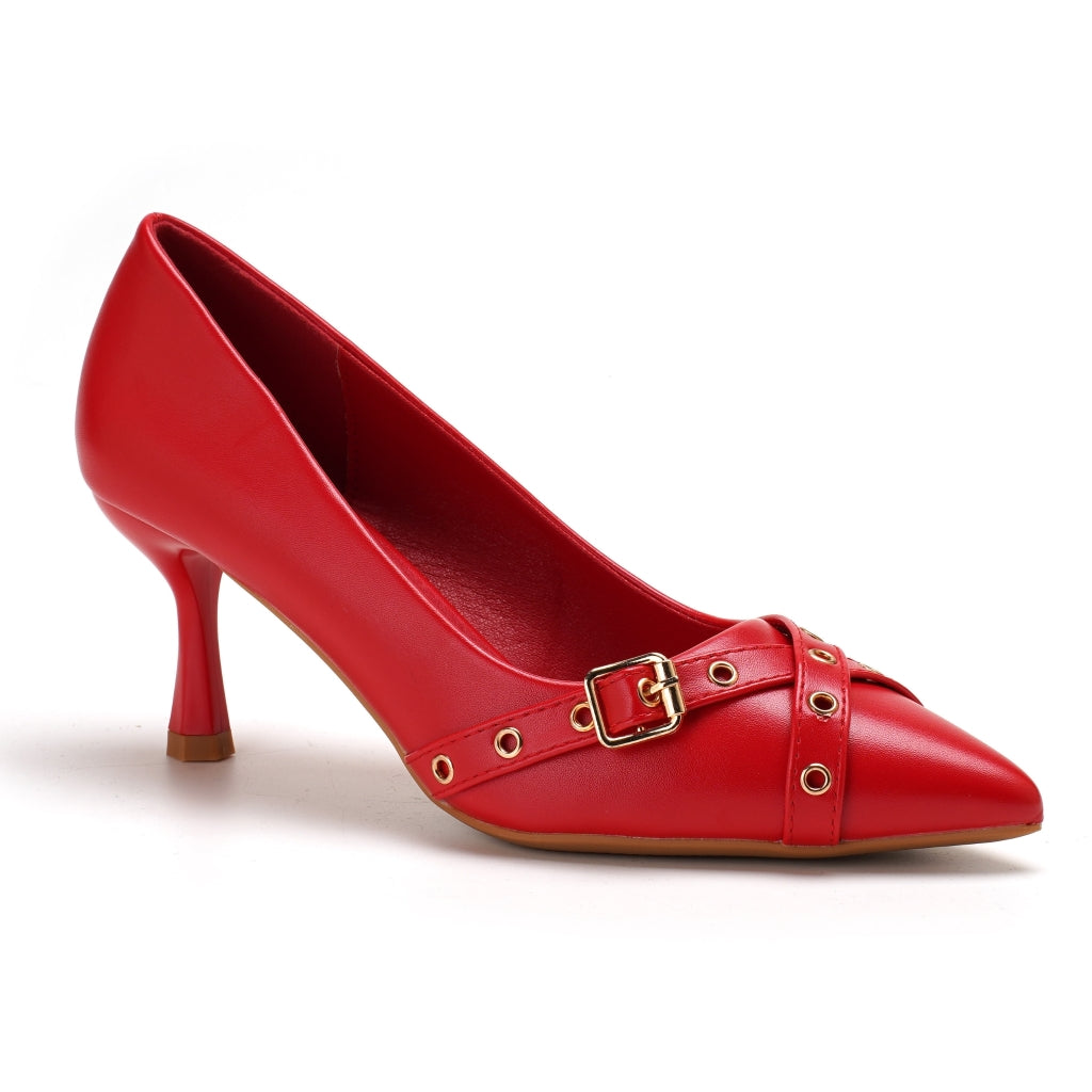 Brigitte Dame Sko 77-546 Red