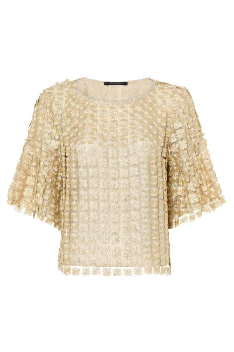 Bruuns Bazaar Bluse Women Hedyscepebbcarisa Blouse Gold