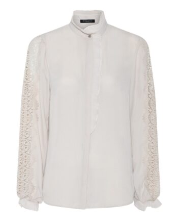 Bruuns Bazaar Skjorte Women Camillabbvenya Shirt Silver Cloud