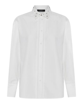 Bruuns Bazaar Skjorte Women Chrisoulabbsiw Shirt Snow White