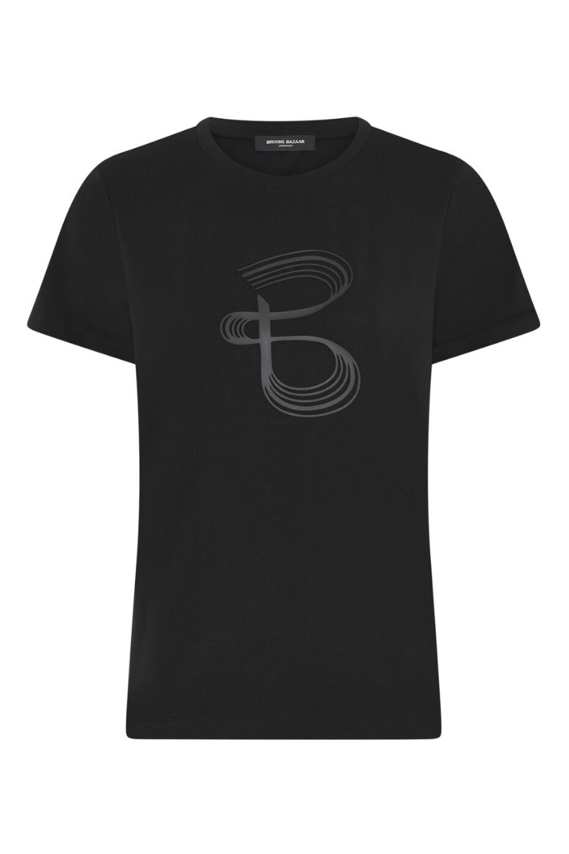 Bruuns Bazaar -shirt Alnusbbruba Tee Black