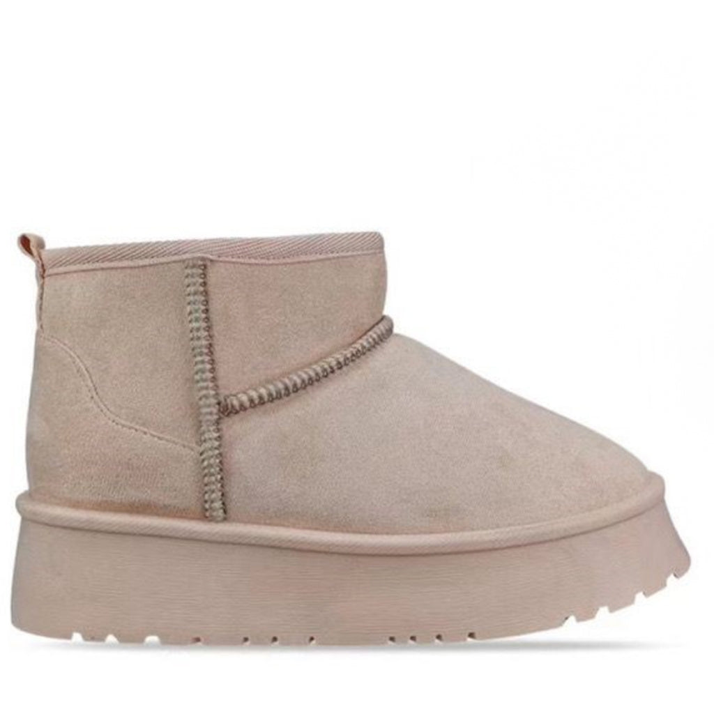 Chloe Dame Bamsestøvler Ta-236 Pink