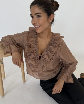 Continue Bluse Jody     Nougat