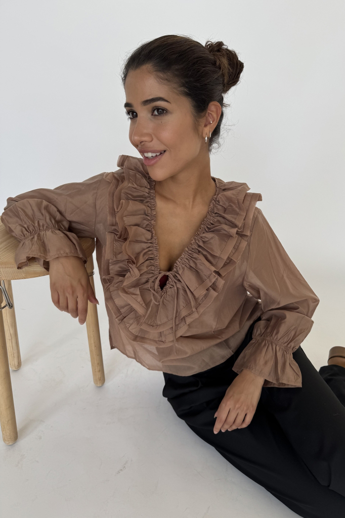 Continue Bluse Jody Nougat
