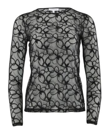 Continue Bluse Shannie Mesh 01 Black
