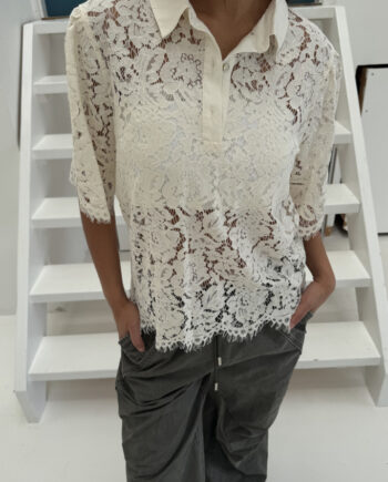 Continue Top Paloma Lace Off White