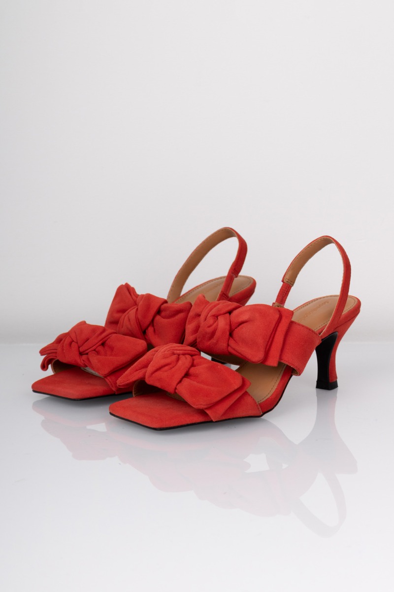 Copenhagen Shoes Sko Breathe Suede Cherry Tomato